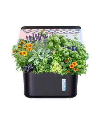 Indoor Hydroponic Growing System with 5 Pods, LED Grow Light, Ultra-Quiet Pump, Automatic Timer for Herbs Vegetables