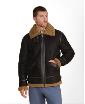 Men's Shearling Aviator Jacket