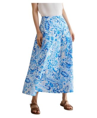 Women's Antonella Paisley Print Midi Skirt