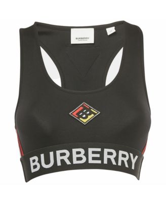 Women's Logo Patch Jersey Sports Bra