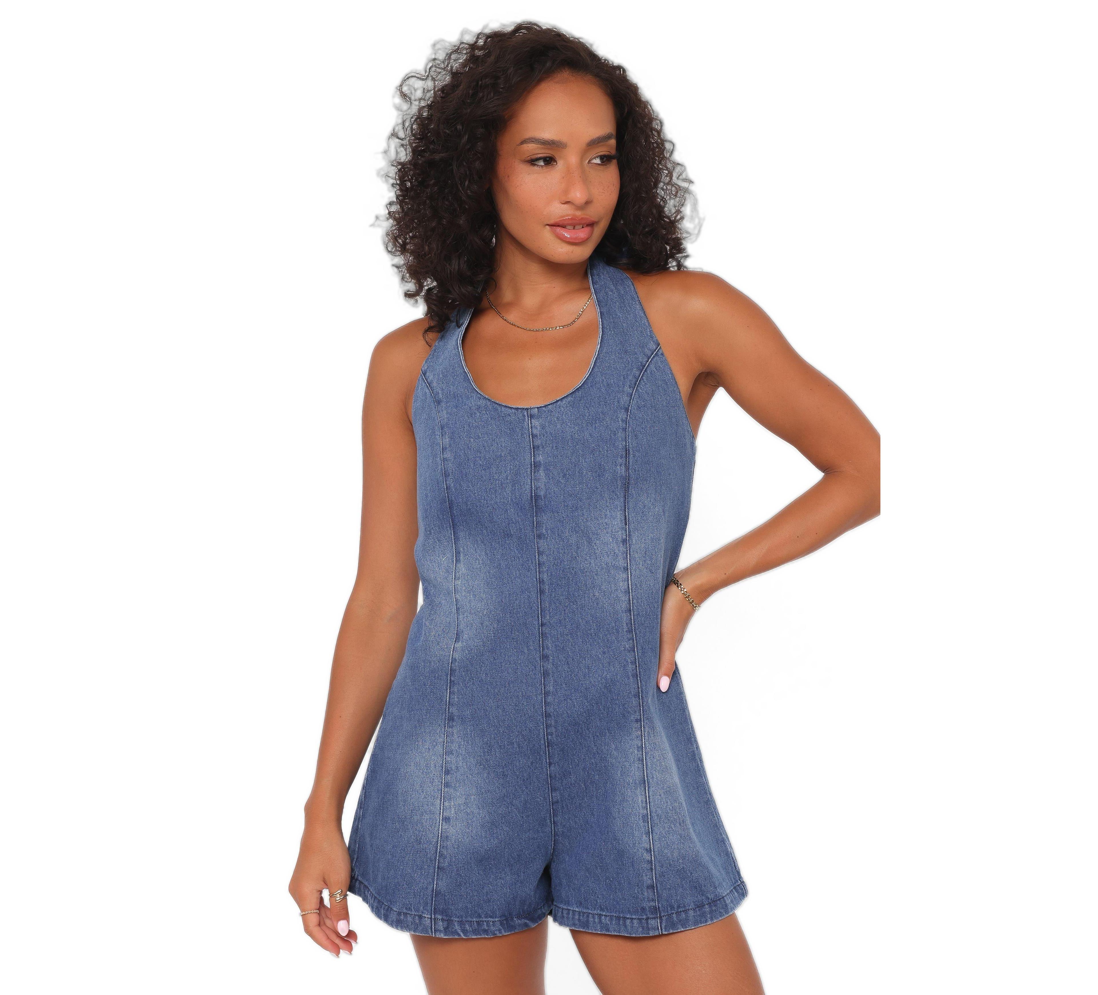 Petal and Pup Women's Paityn Denim Romper