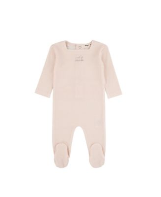 Baby Girls' Striped Ducky Long-Sleeve Footie