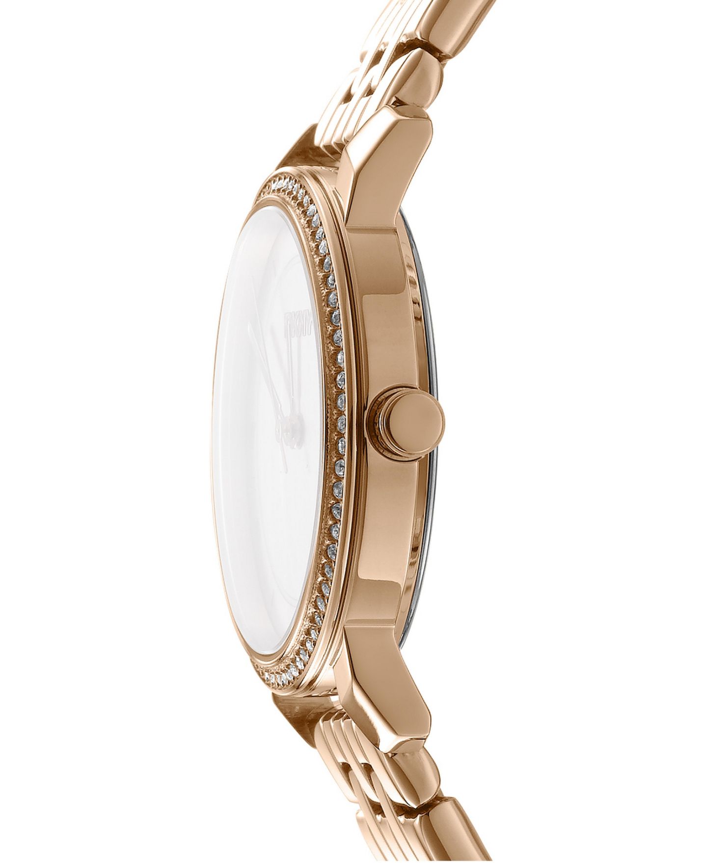 Женские часы DKNY Quartz Stainless Steel Bracelet Watch, 32mm, цвет: Розовый — фото 2