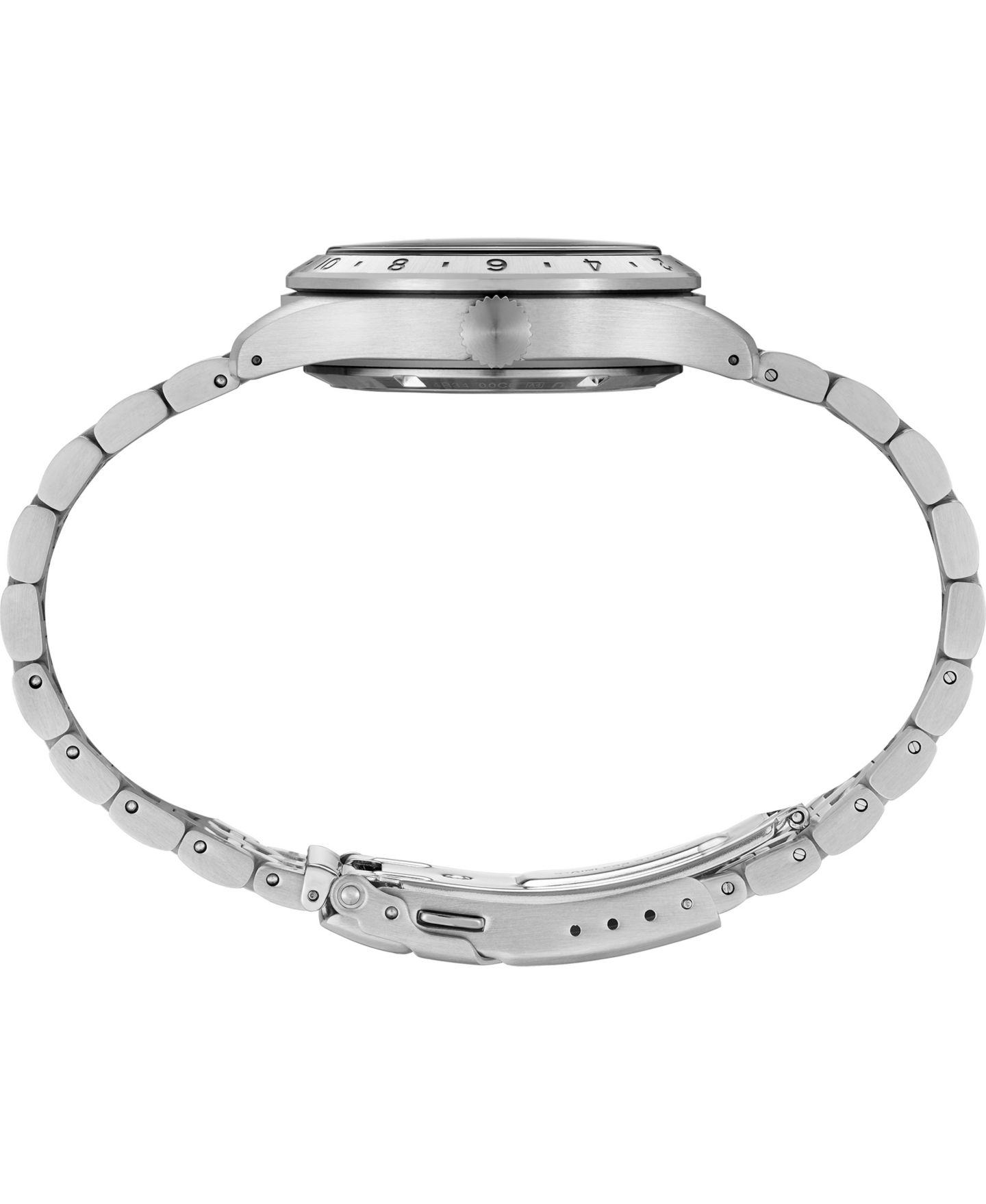 Мужские часы Seiko 5 Sports Silver-Tone Stainless Steel Bracelet Watch 39.4mm — фото 2