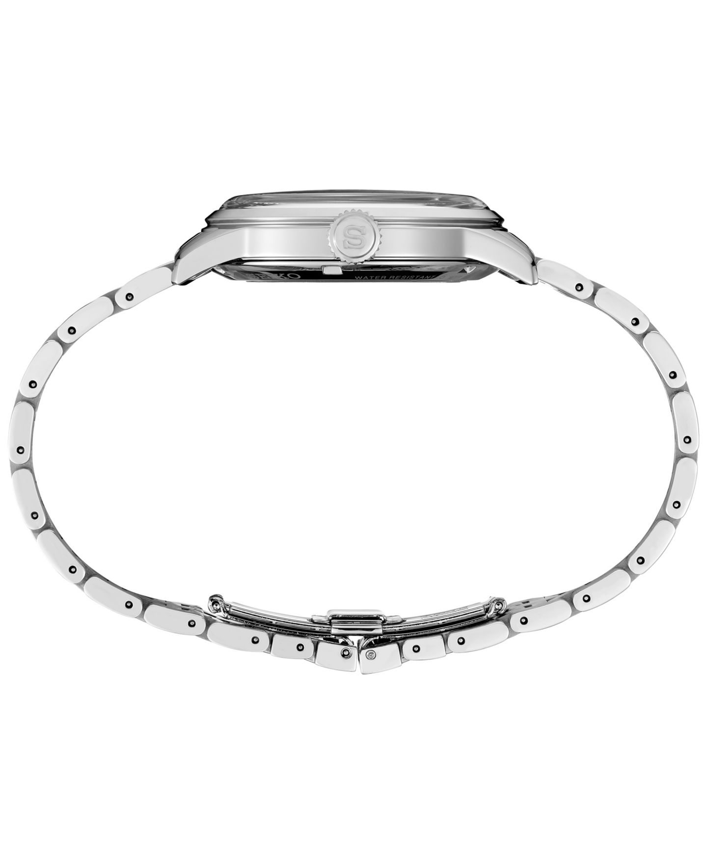 Мужские часы Seiko Presage Cocktail Time Silver-Tone Stainless Steel Bracelet Watch 40.5mm — фото 2