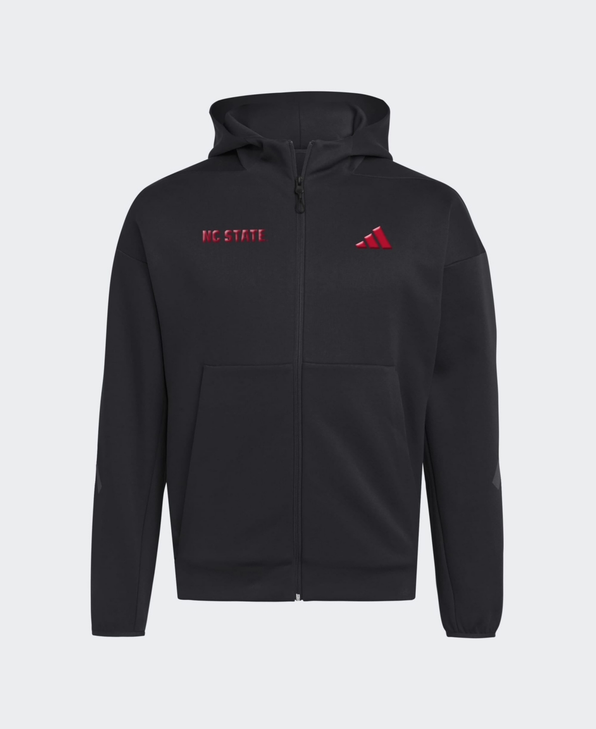 adidas Men's Black Nc State Wolfpack Z.n.e Full-Zip Hoodie - Black