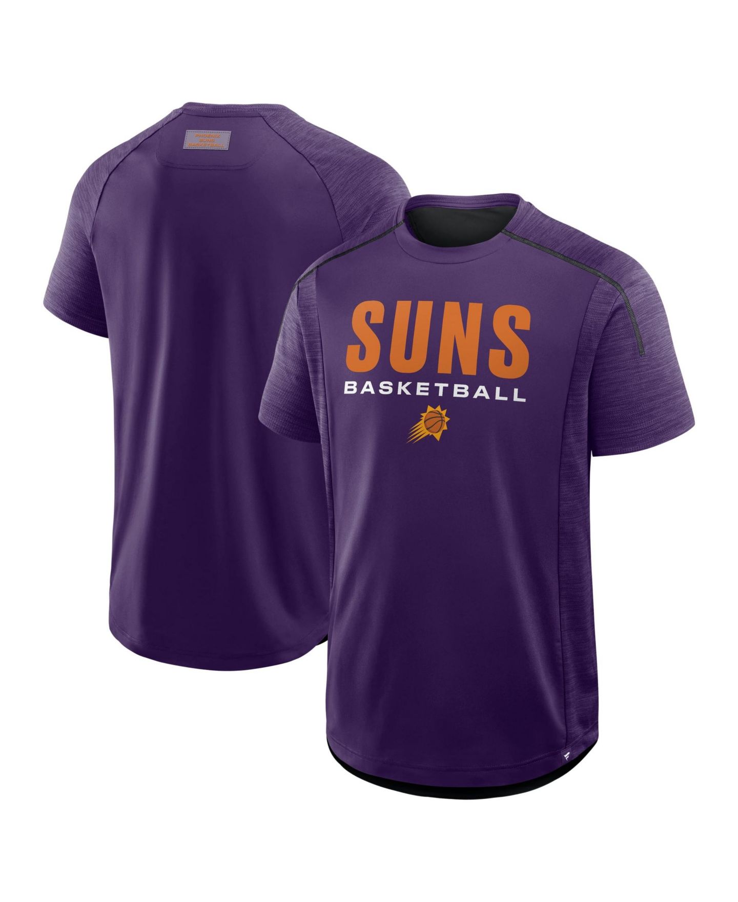 Мужская футболка Fanatics Purple Phoenix Suns Inbound Pass Play Practice — фото 1