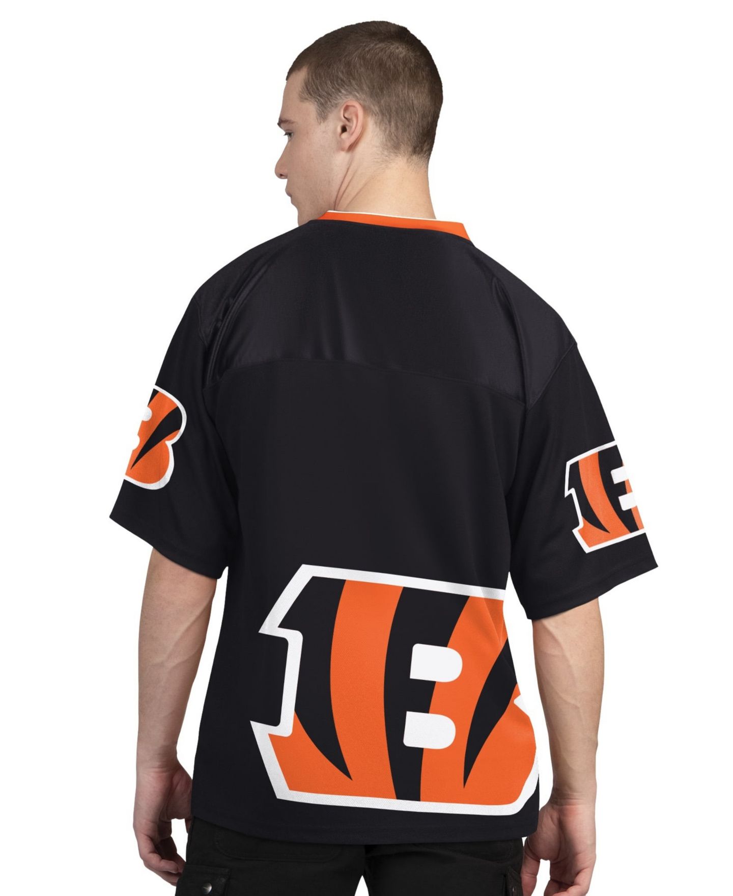 Мужские футболки Starter Black/White Cincinnati Bengals Short-Sleeve Long-Sleeve T-Shirt Combo Pack — фото 4