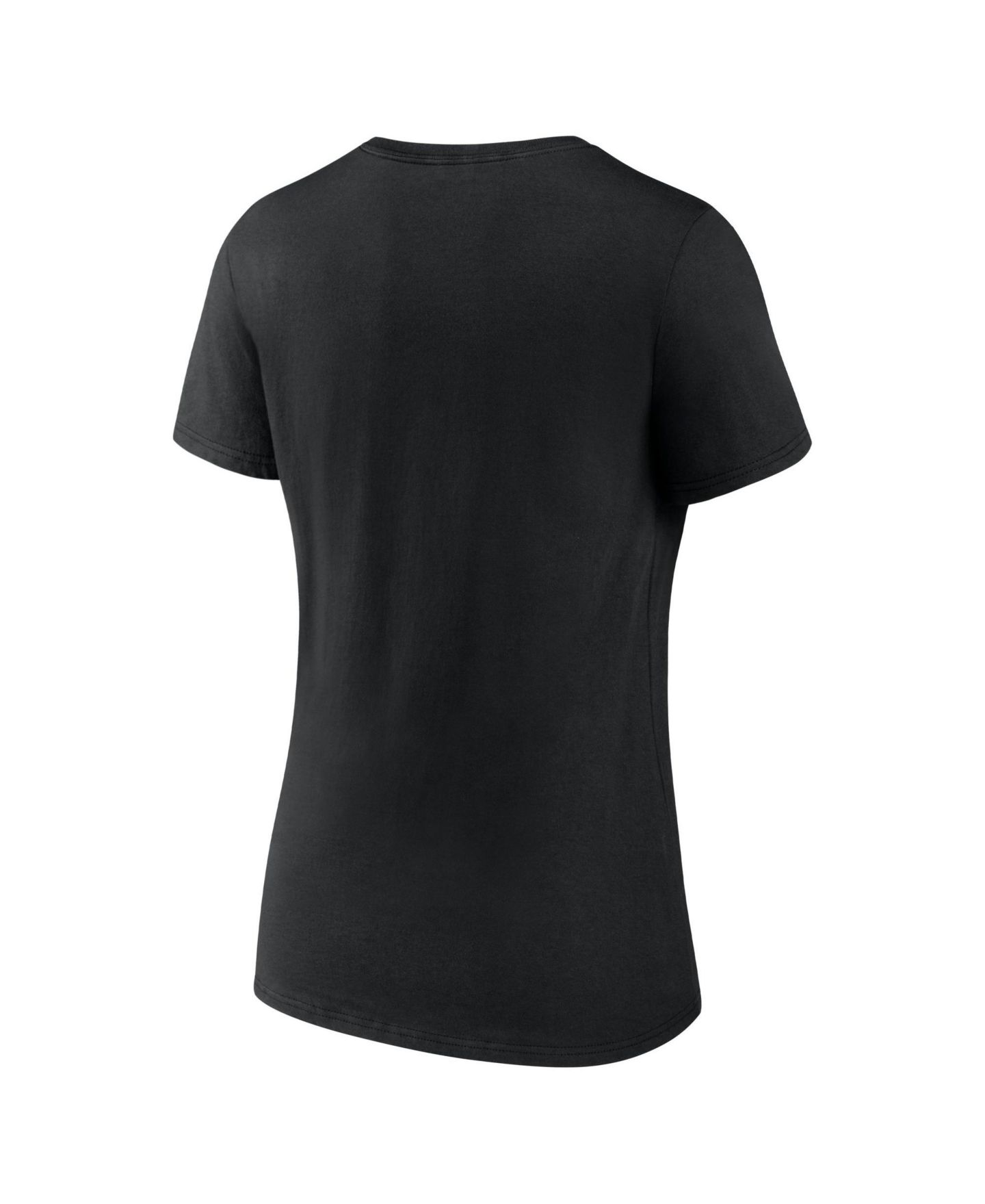 Женская футболка Logo Athletic Black Arizona Cardinals Primary Logo V-Neck — фото 4
