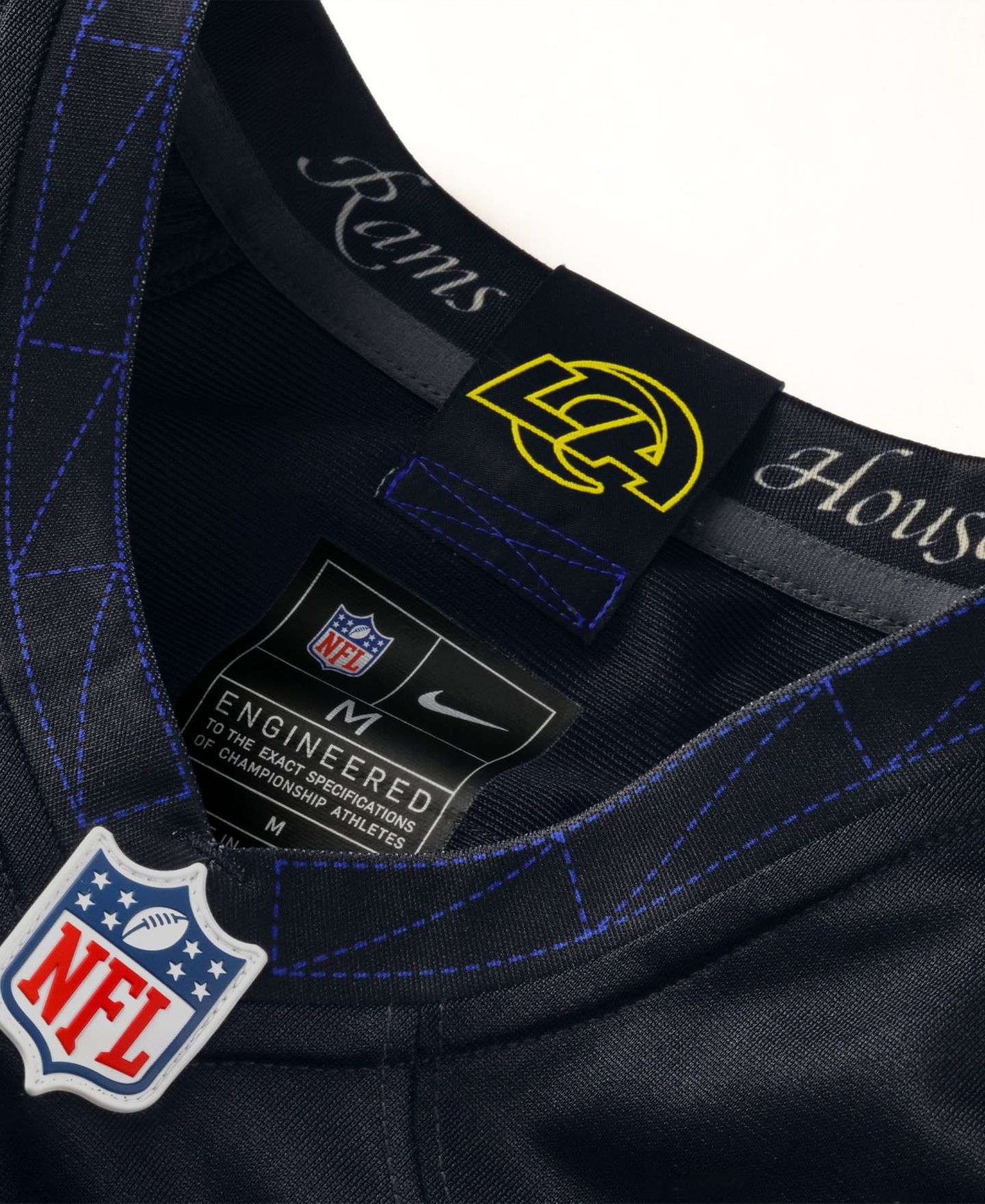 Женский топ Nike Kyren Williams Dark Blue Los Angeles Rams Rivalries Collection Game Jersey — фото 3