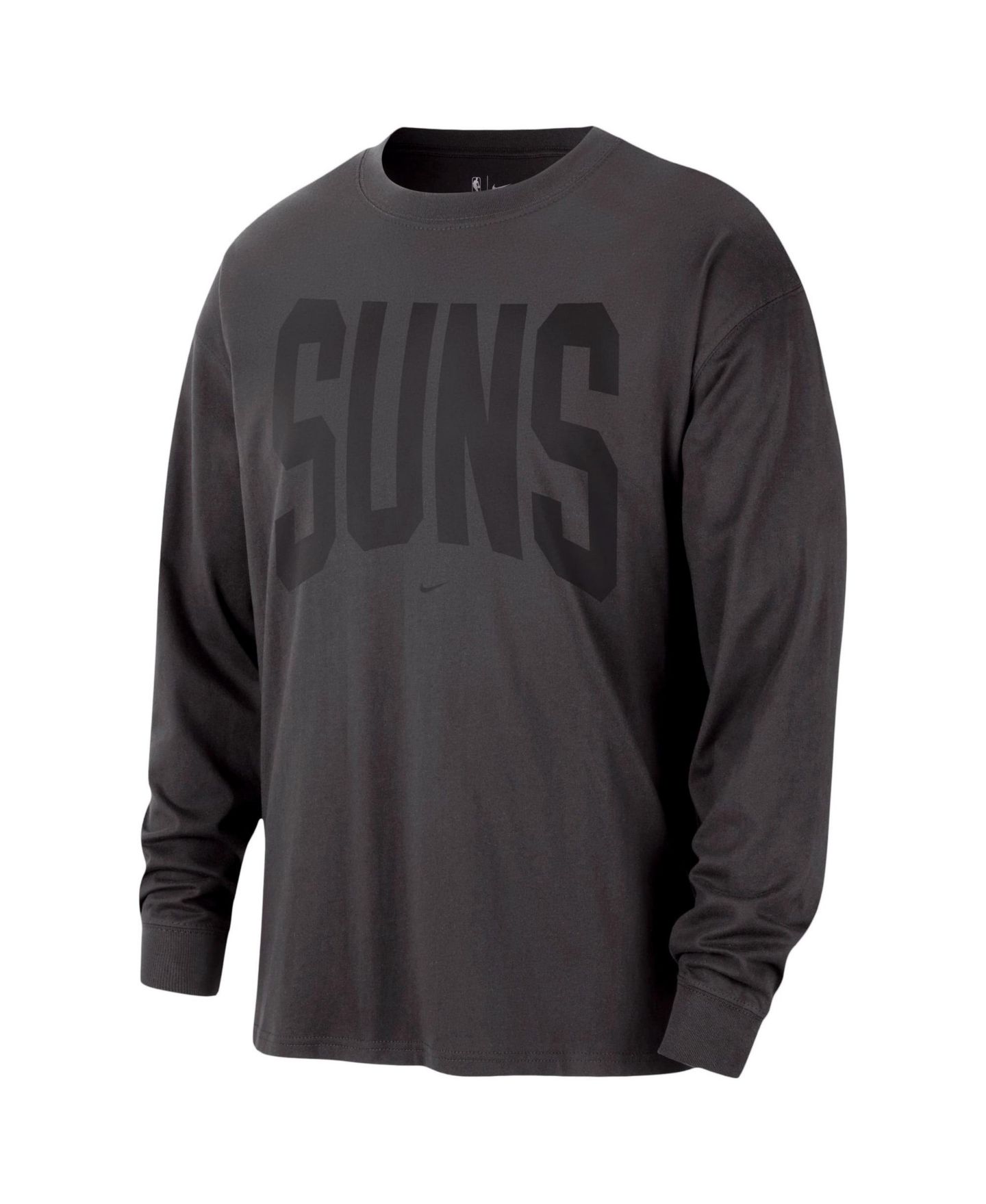 Мужская футболка Nike Charcoal Phoenix Suns 2026 Standard Issue Travel Long-Sleeve — фото 3