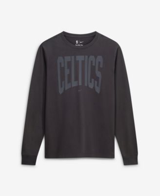Men's Charcoal Boston Celtics 2026 Standard Issue Travel Long-Sleeve T-Shirt