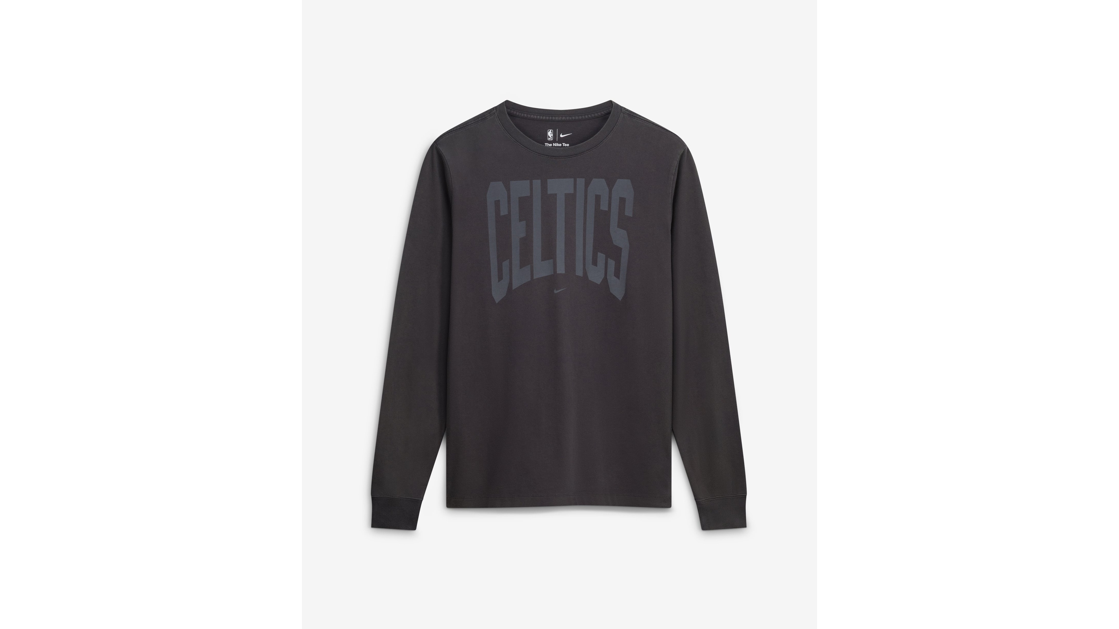 Nike Men's Charcoal Boston Celtics 2026 Standard Issue Travel Long-Sleeve T-Shirt