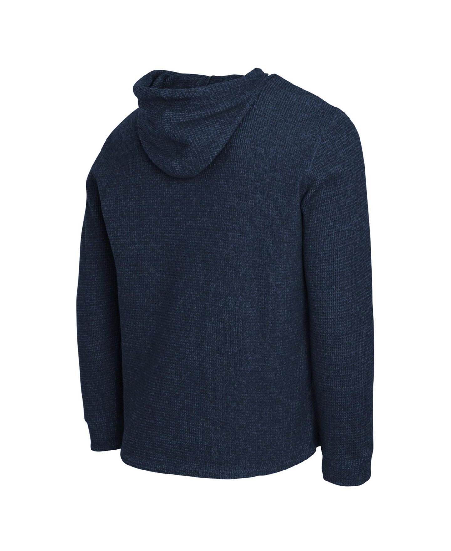 Мужской свитшот Darius Rucker Collection By Fanatics Navy Dallas Cowboys Waffle-Knit Hooded Tri-Blend Long-Sleeve Sweatshirt — фото 3