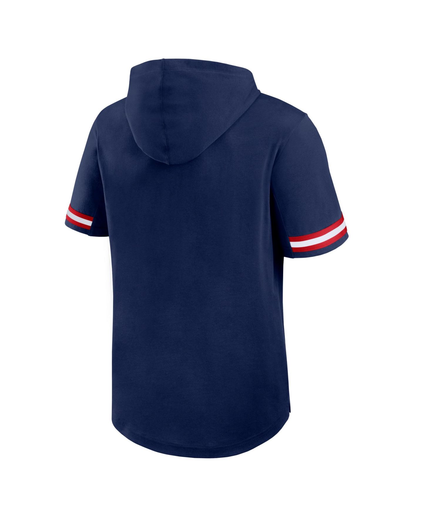 Мужская футболка Fanatics Navy Atlanta Braves Optimal Play Hooded — фото 5
