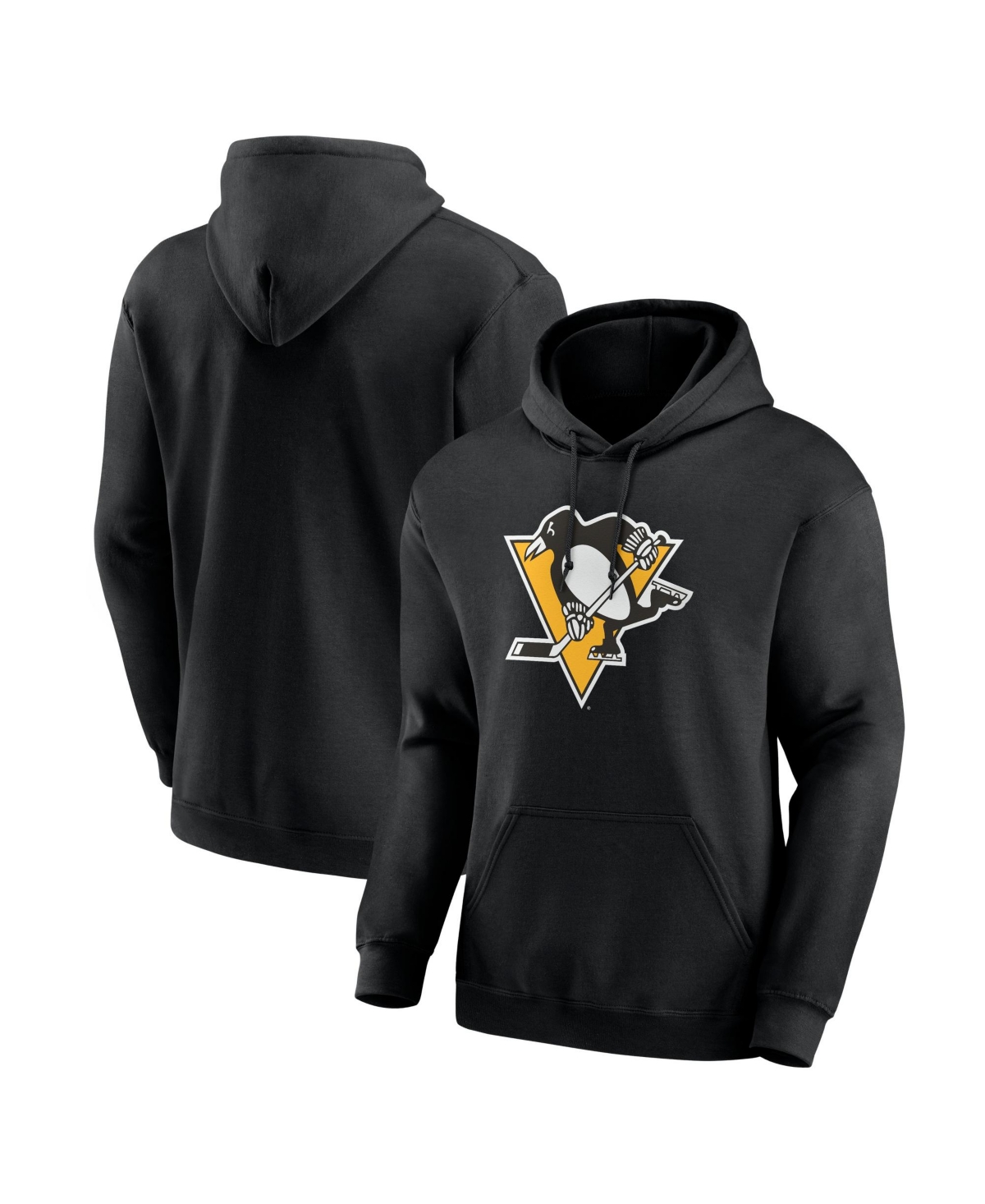Logo Athletic Men's Black Pittsburgh Penguins Essential Hoodie - Black