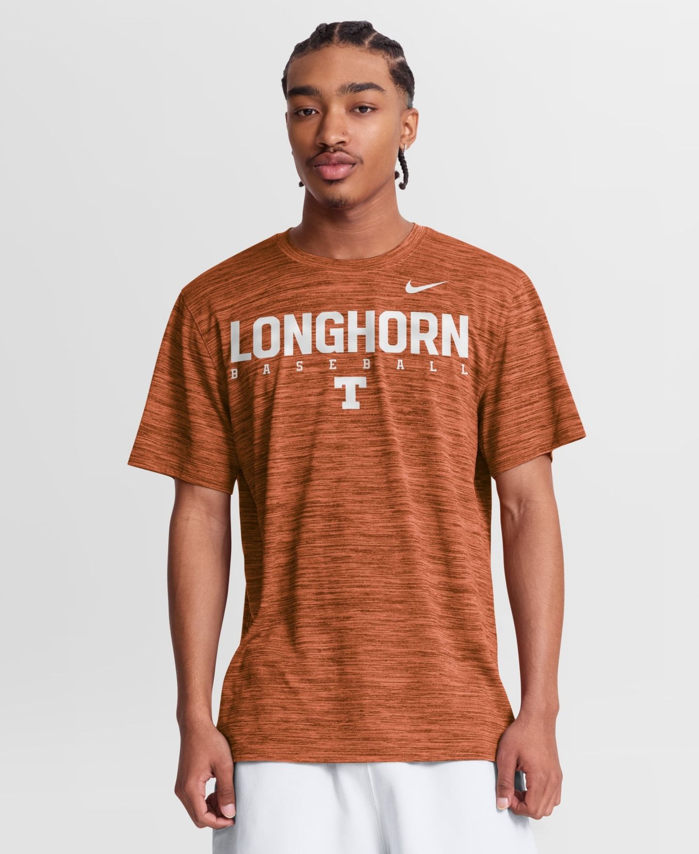 Мужская футболка Nike Texas Orange Texas Longhorns Dugout Velocity Dri-FIT — фото 1