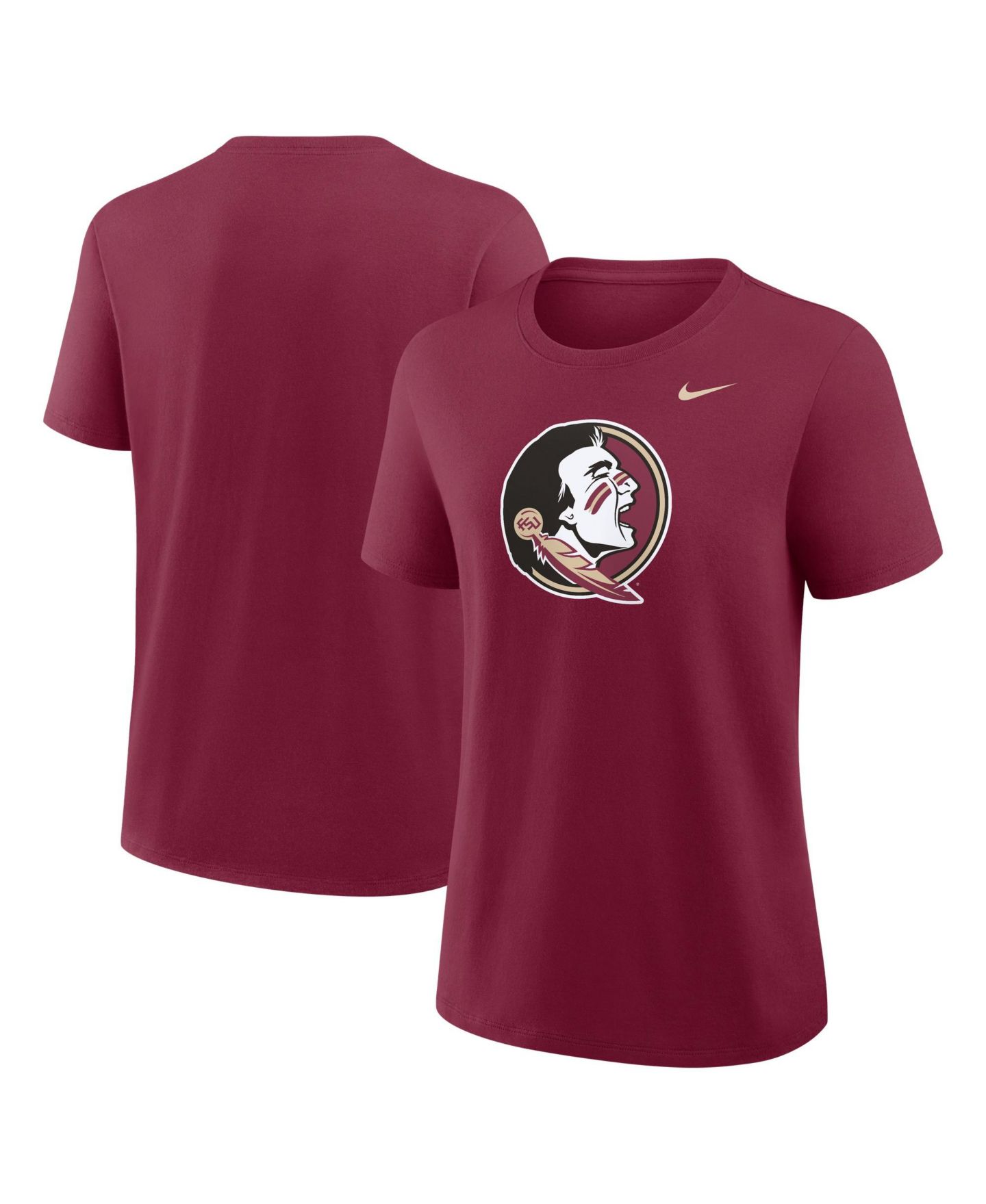 Женская футболка Nike Garnet Florida State Seminoles Primary Logo — фото 1