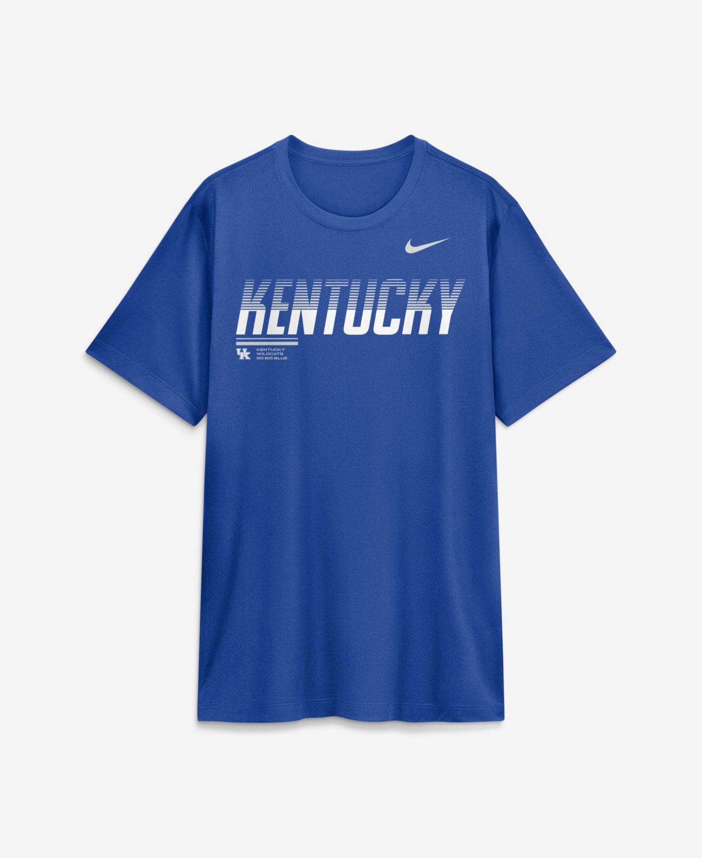 Мужская футболка Nike Royal Kentucky Wildcats Sideline Legend Dri-FIT — фото 2