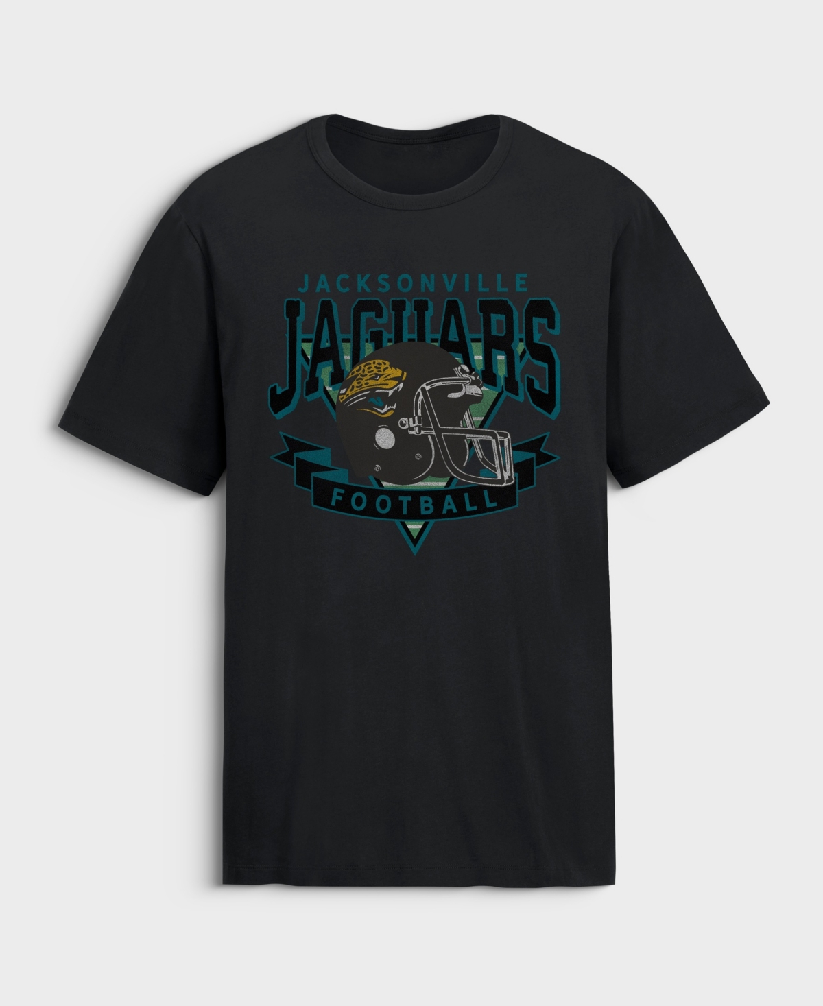 Fanatics Men's Black Jacksonville Jaguars Old Fashion Rushing Legacy Cotton T-Shirt - Black