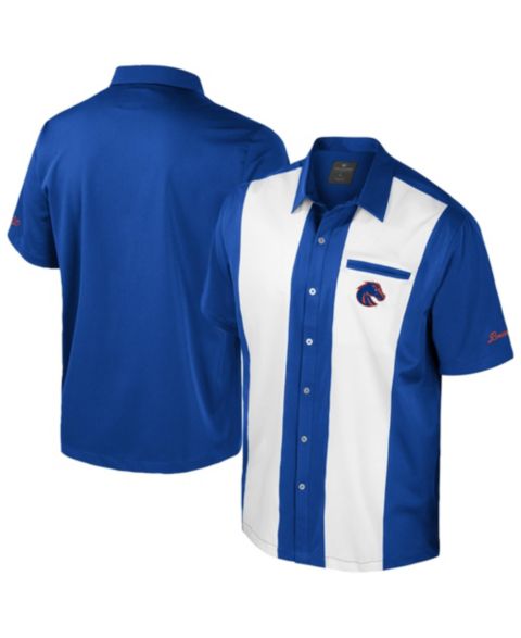 Мужская рубашка Colosseum Royal Boise State Broncos Strike Bowling Button-Up