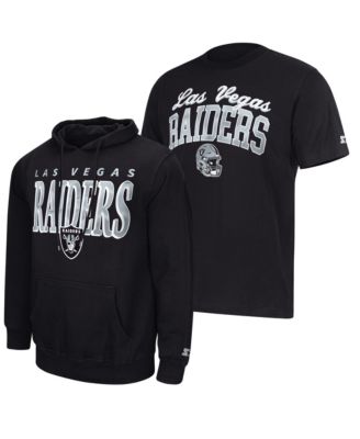 Men's Black Las Vegas Raiders Logo T-Shirt and Hoodie Set