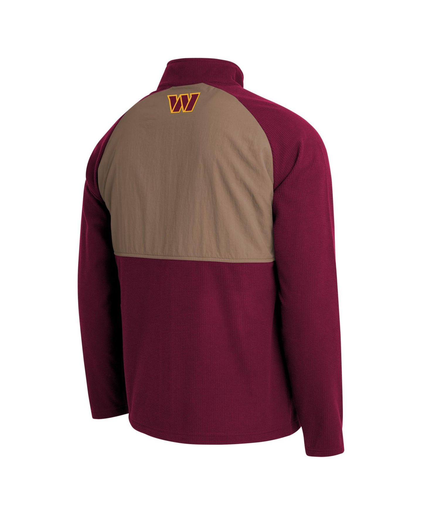 Мужская куртка Darius Rucker Collection By Fanatics Burgundy/Tan Washington Commanders Full-Zip Raglan — фото 4