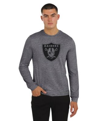 Men's Charcoal Las Vegas Raiders Four Down Long-Sleeve T-Shirt
