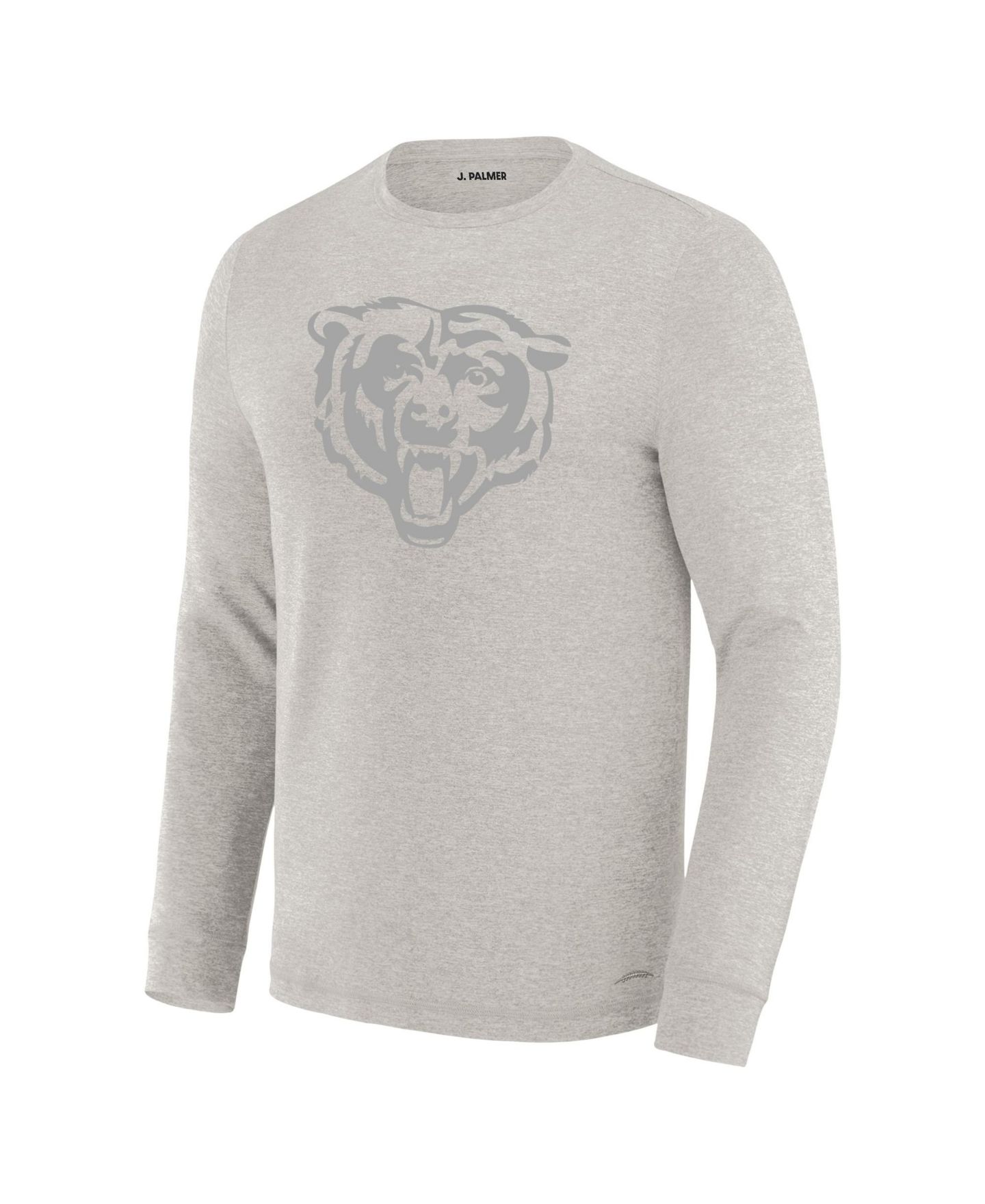 Мужская футболка J. Palmer Stone Chicago Bears Four Down Long-Sleeve — фото 2
