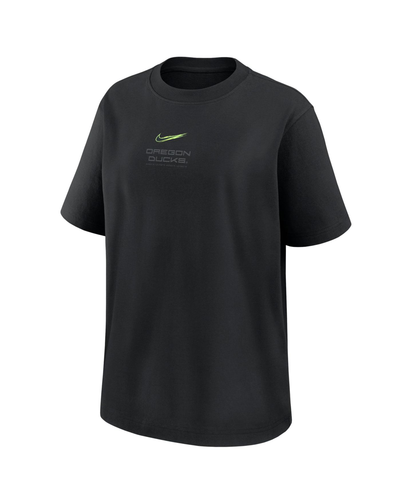 Женская футболка Nike Black Oregon Ducks Origin of Speed Essential — фото 4