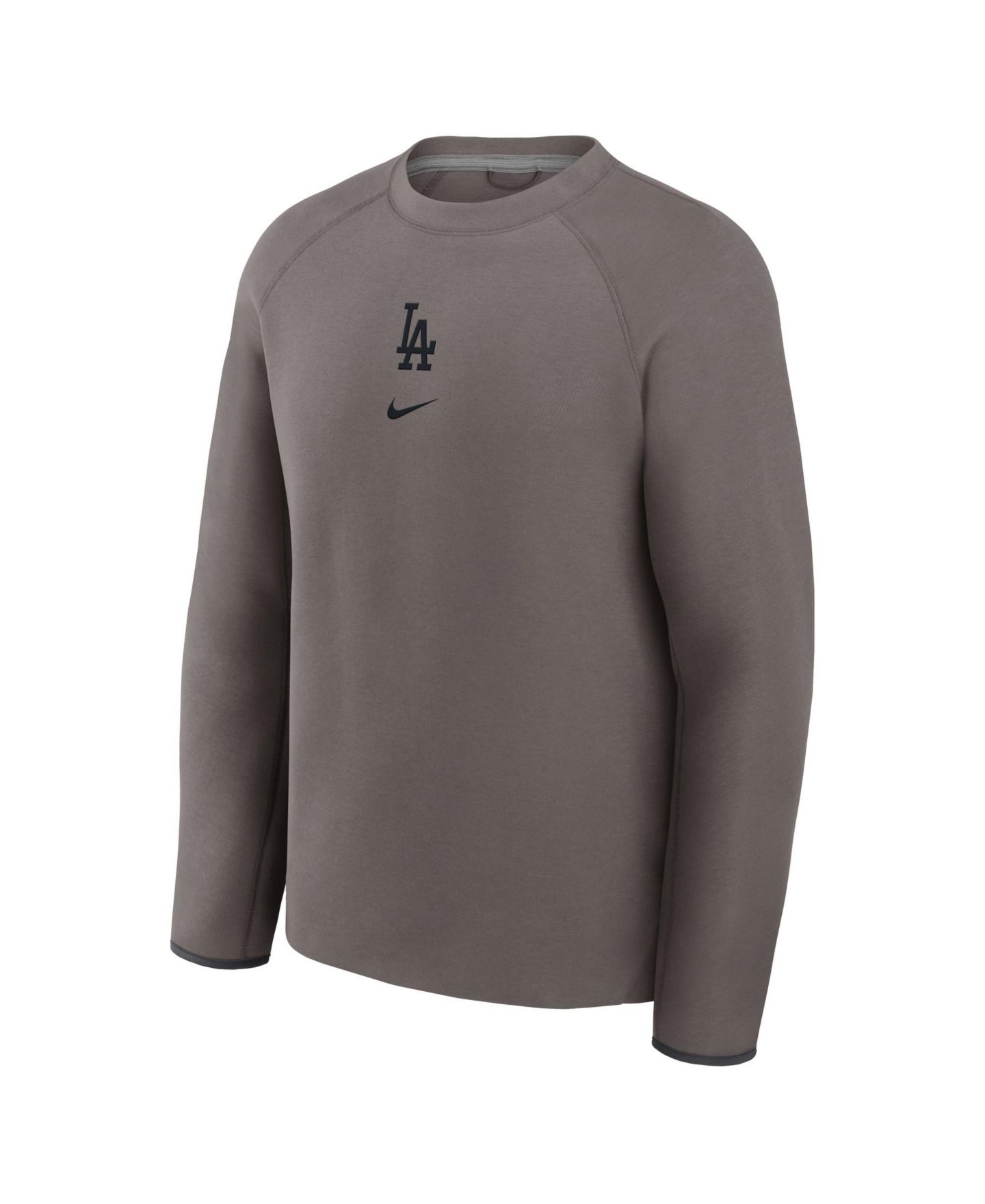 Мужская толстовка Nike Brown Los Angeles Dodgers Tech Fleece Crewneck — фото 2