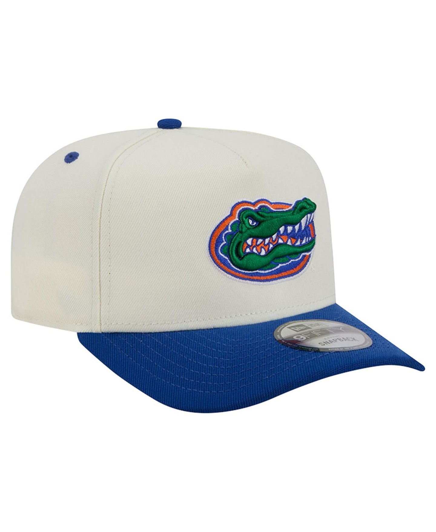 Кепка New Era White/Royal Florida Gators 9FIFTY A-Frame Snapback Hat — фото 3
