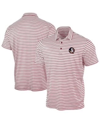 Men's Garnet Florida State Seminoles Space Stripe Polo Shirt