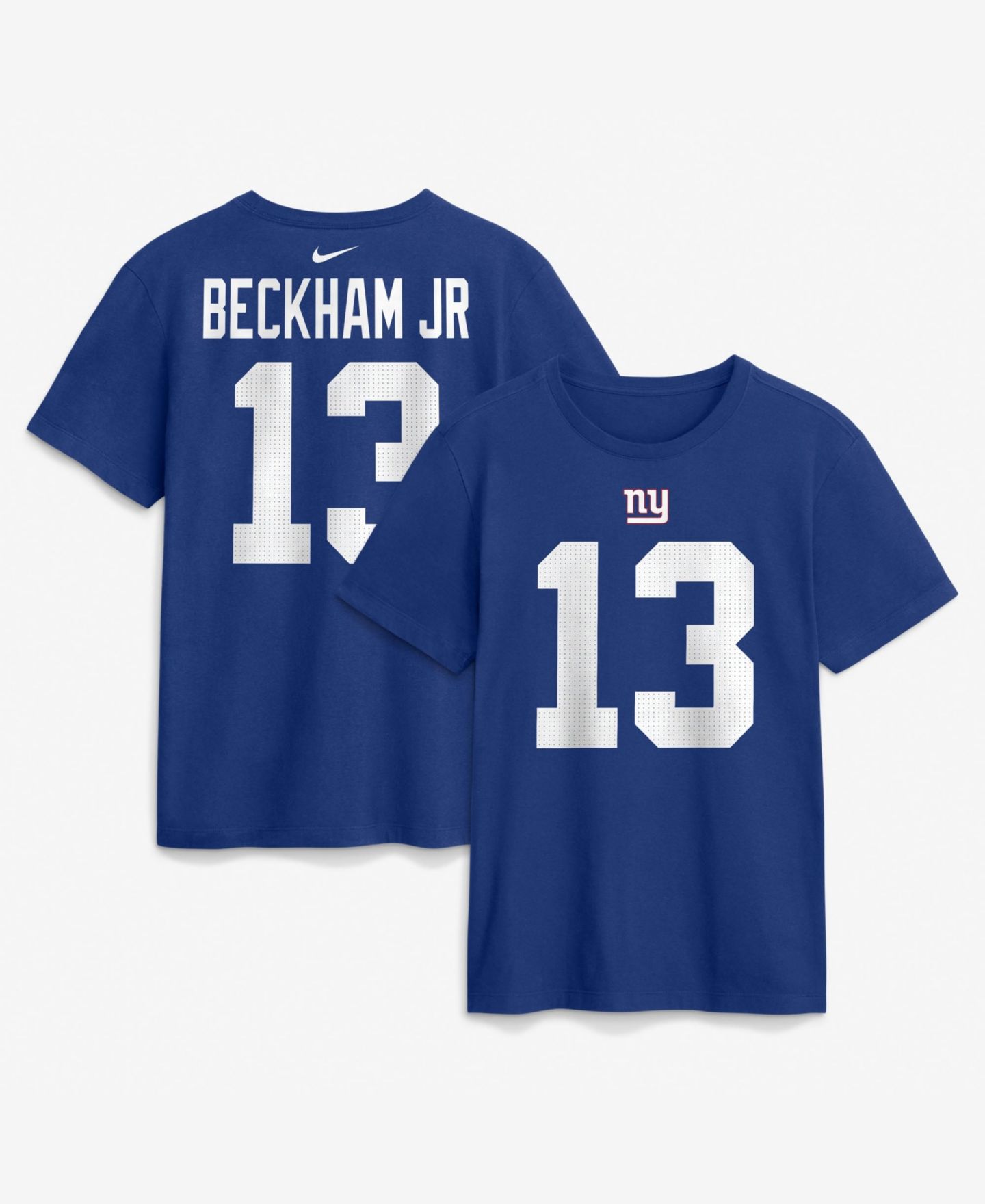 Мужская футболка Nike Odell Beckham Jr. Royal New York Giants Name & Number — фото 1