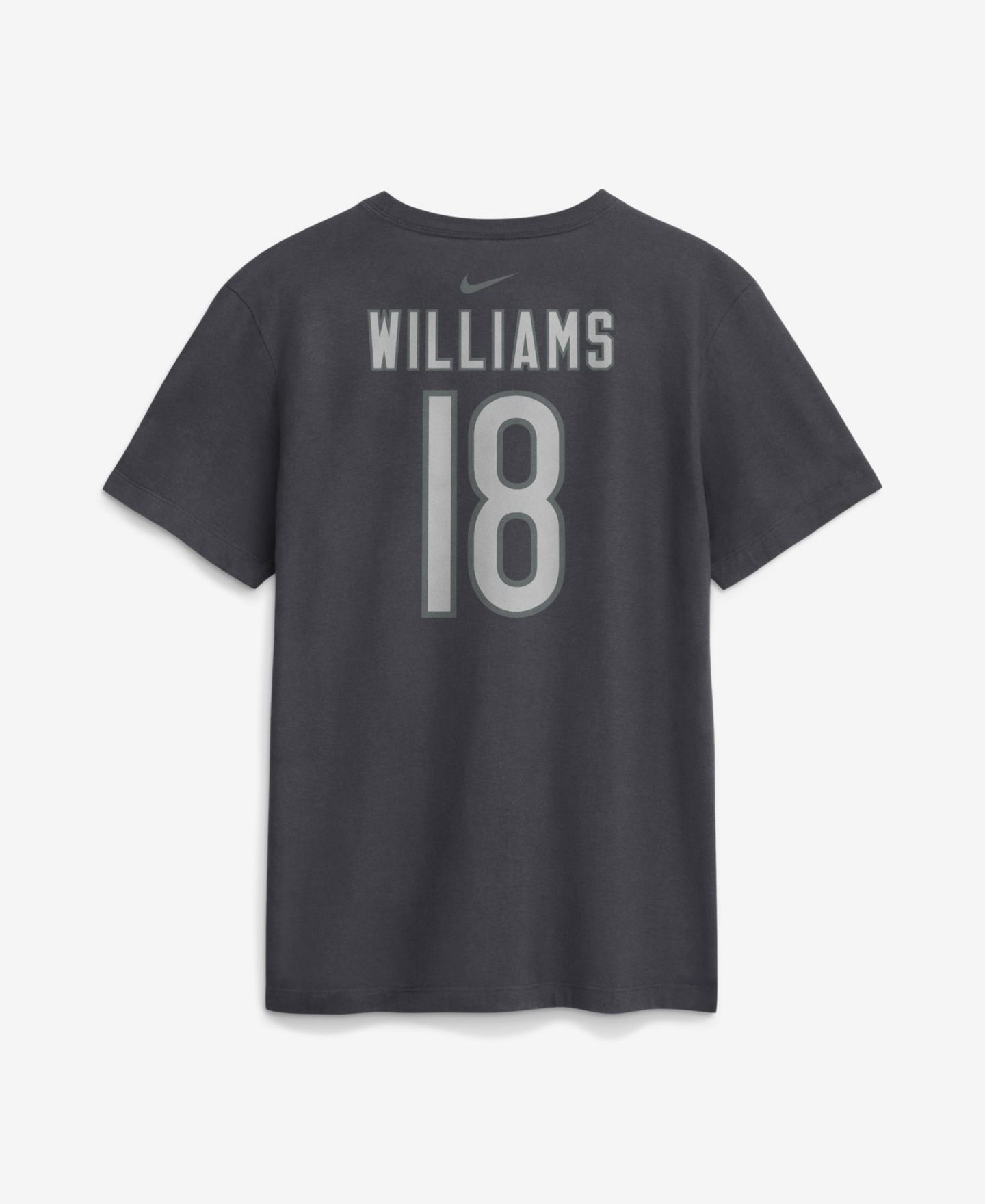 Мужская футболка Nike Caleb Williams Anthracite Chicago Bears Name & Number — фото 3