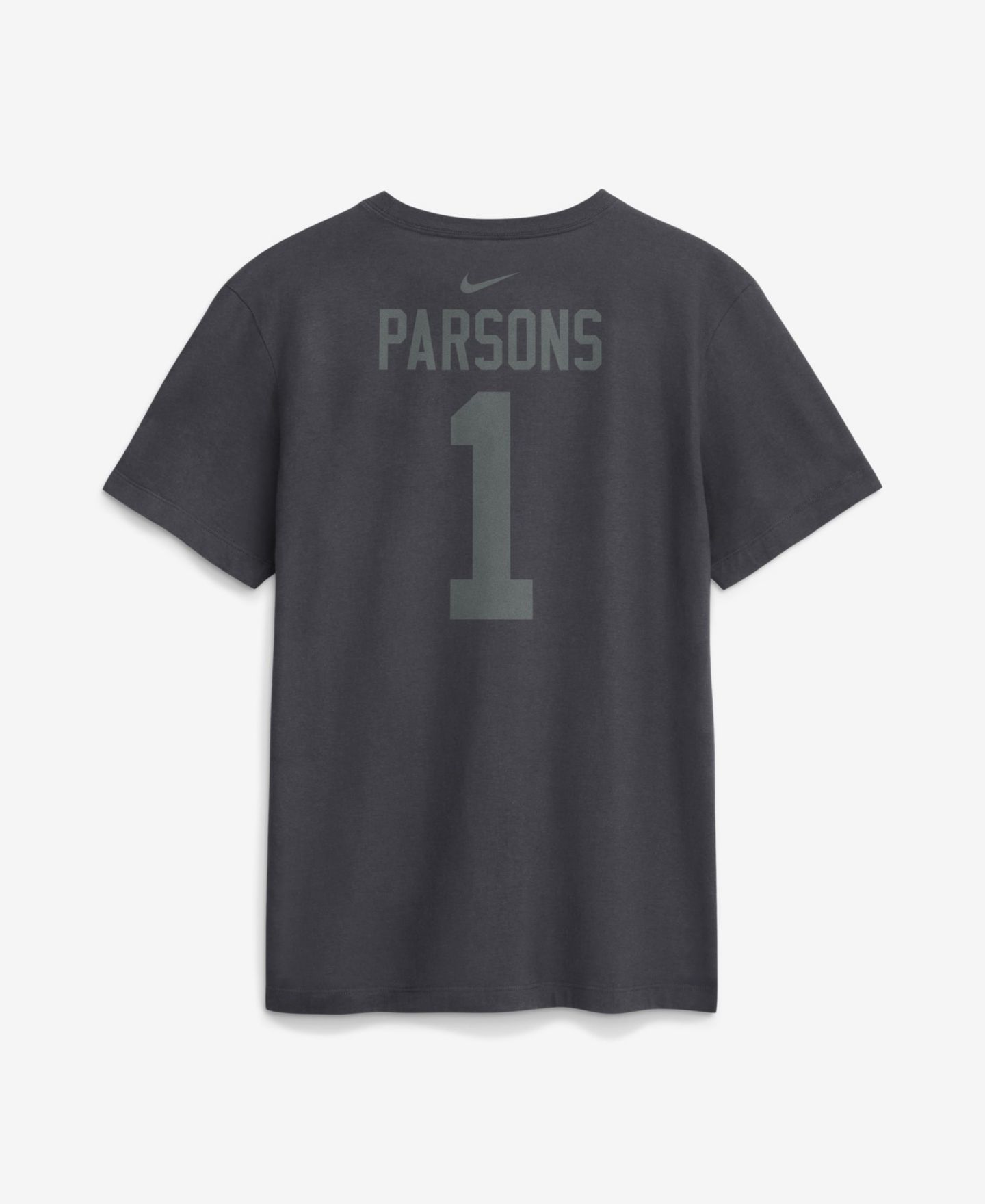 Мужская футболка Nike Micah Parsons Anthracite Green Bay Packers Name & Number — фото 3