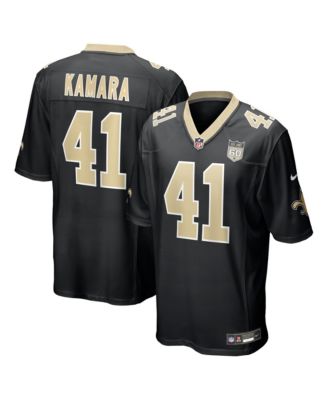 Men's Alvin Kamara Black New Orleans Saints Team 60th Season Game Jersey