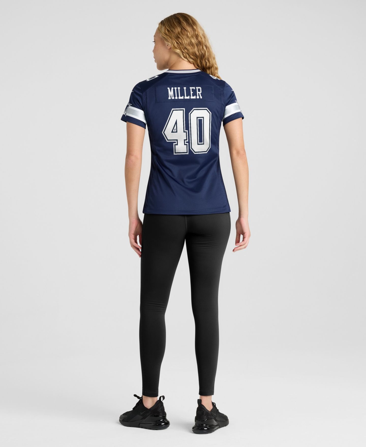 Женский топ Nike Von Miller Navy Dallas Cowboys Game Jersey — фото 3