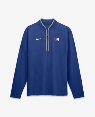 Men's Royal New York Giants Dri-FIT Victory Half-Zip Pullover