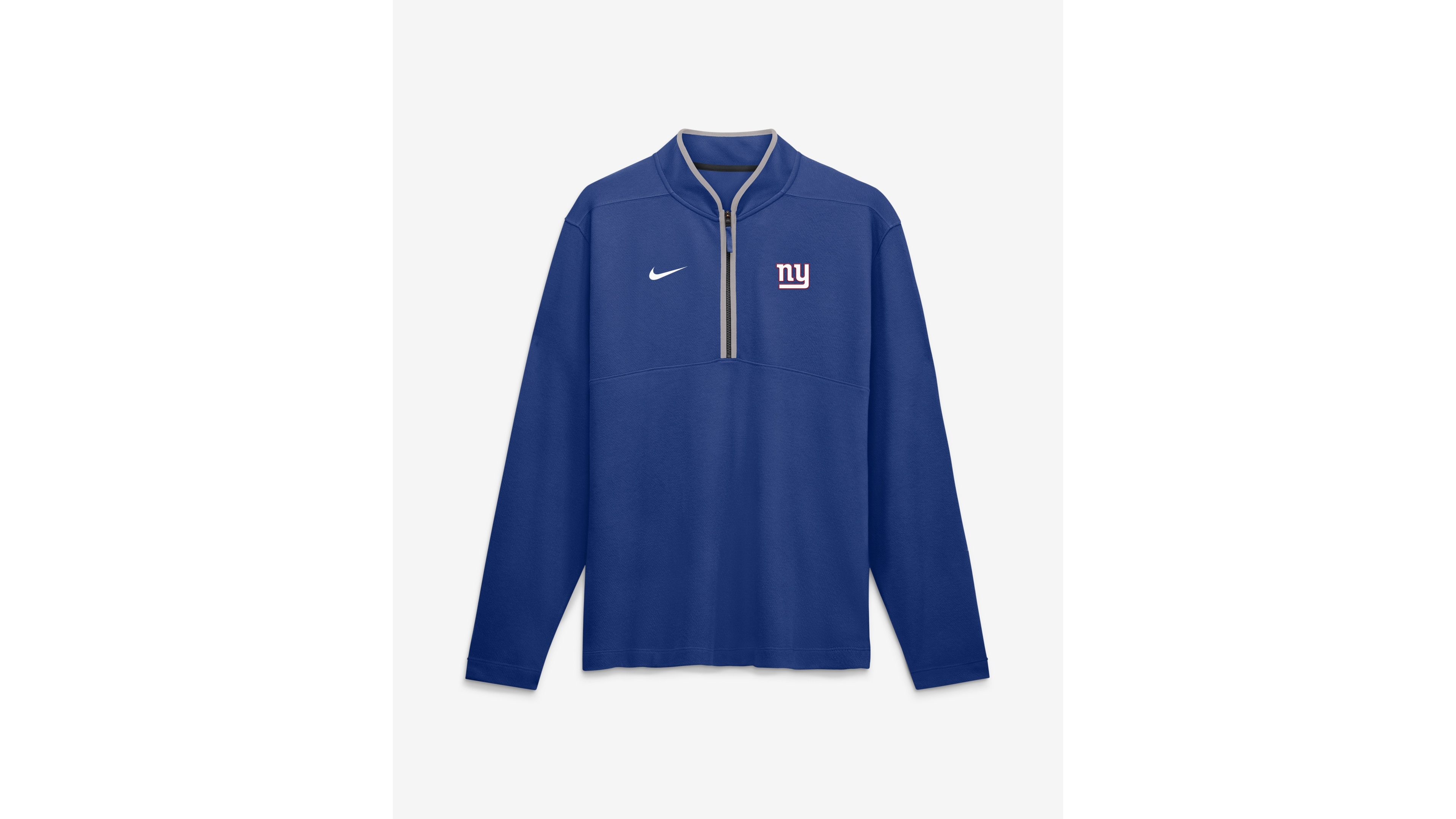 Nike Men's Royal New York Giants Dri-fit Victory Half-Zip Pullover