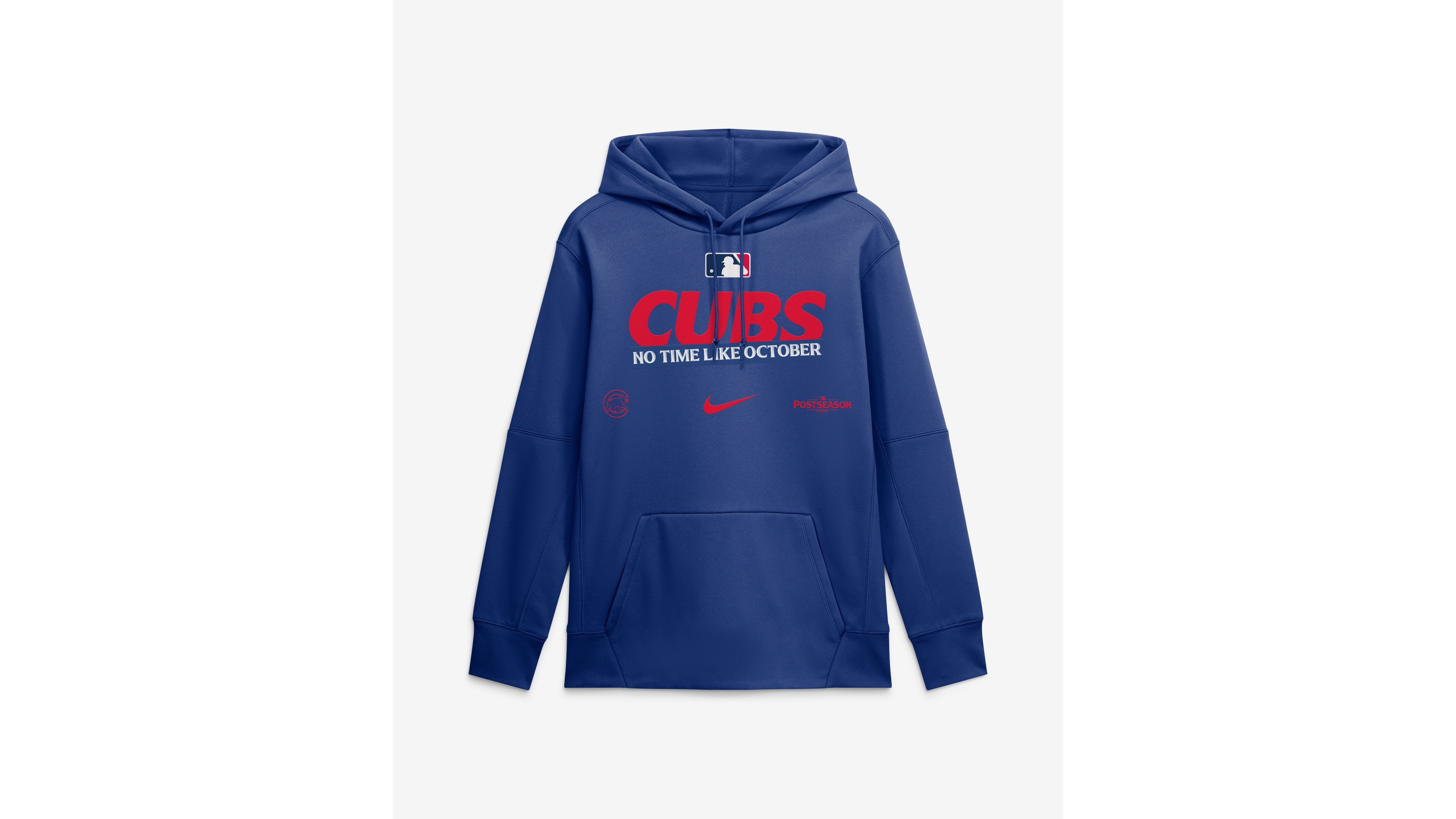 Nike Men's Royal Chicago Cubs 2026 Mlb Postseason Authentic Collection Therma Fleece Hoodie