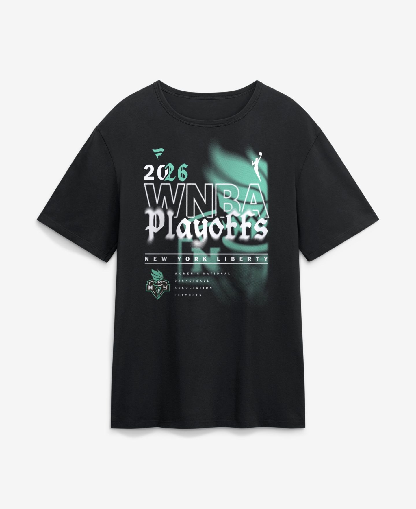 Мужская футболка Fanatics Black New York Liberty 2026 WNBA Playoffs — фото 1