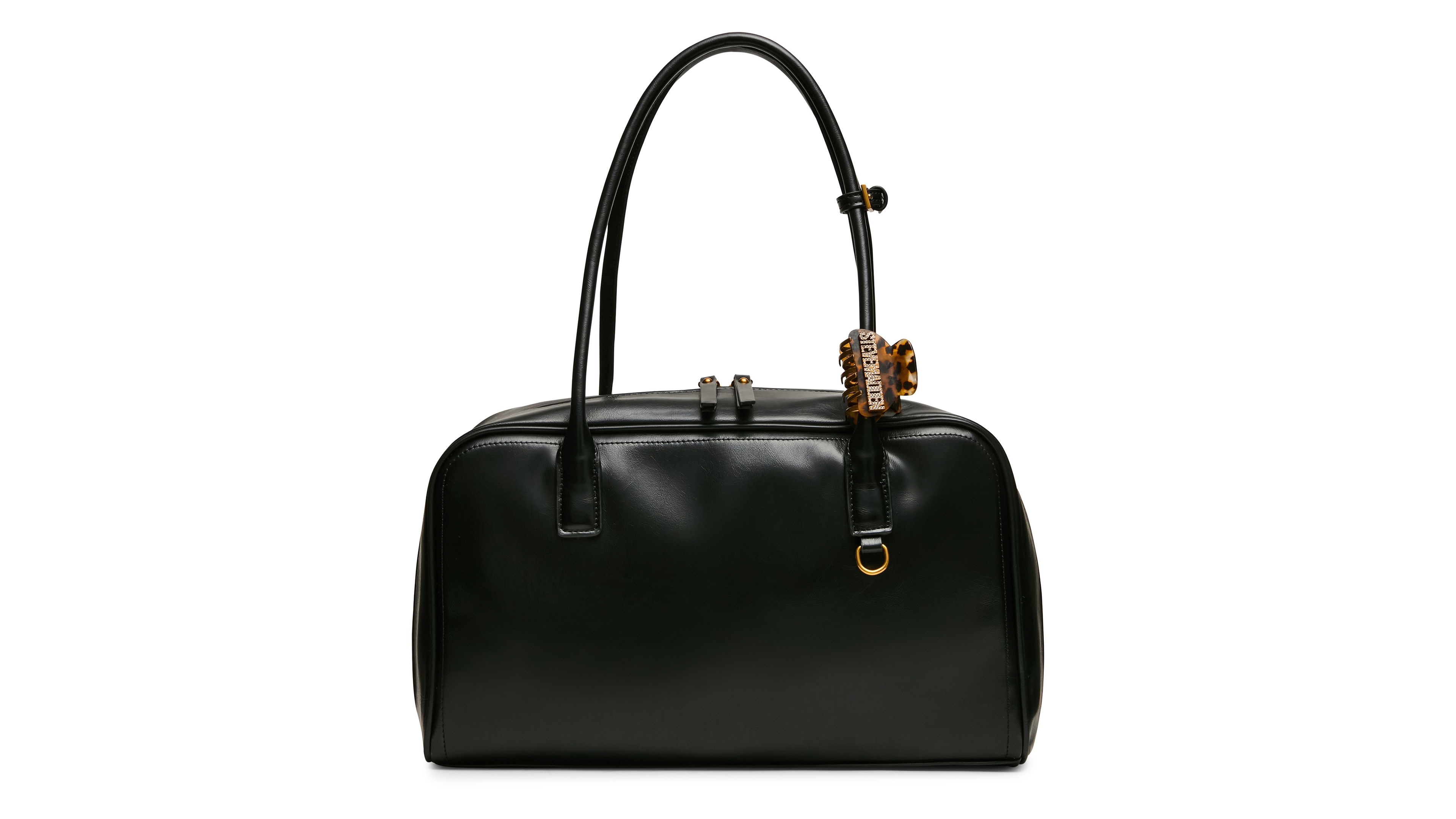 Steve Madden Candie Medium Zipper Closure Faux Leather Shoulder Bag