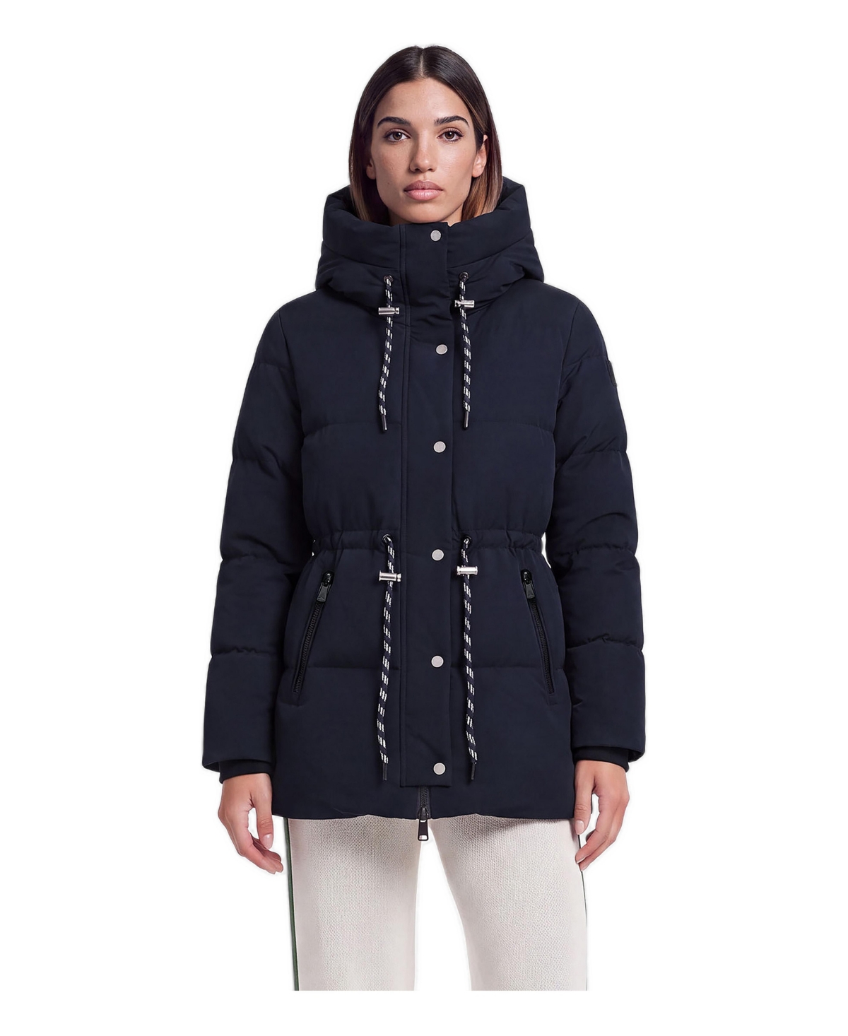 Alpenhaus Women's Montbelle Relaxed-Fit Hooded Puffer Jacket - Midnight