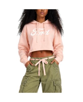 Women's Logo Cropped Graphic Hoodie