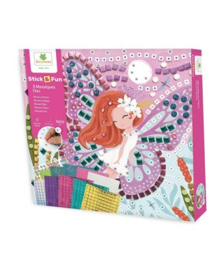 Stick'N Fun Mosaics Fairies 3-Piece Mosaic Stickers Set