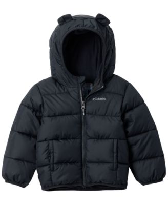 Toddler Girls' 2T-4T Tiny Bear Hooded Puffer Jacket