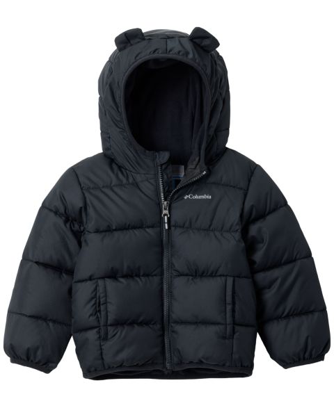 Куртка Columbia Tiny Bear Hooded Puffer для девочек-малышей, цвет: Чёрный