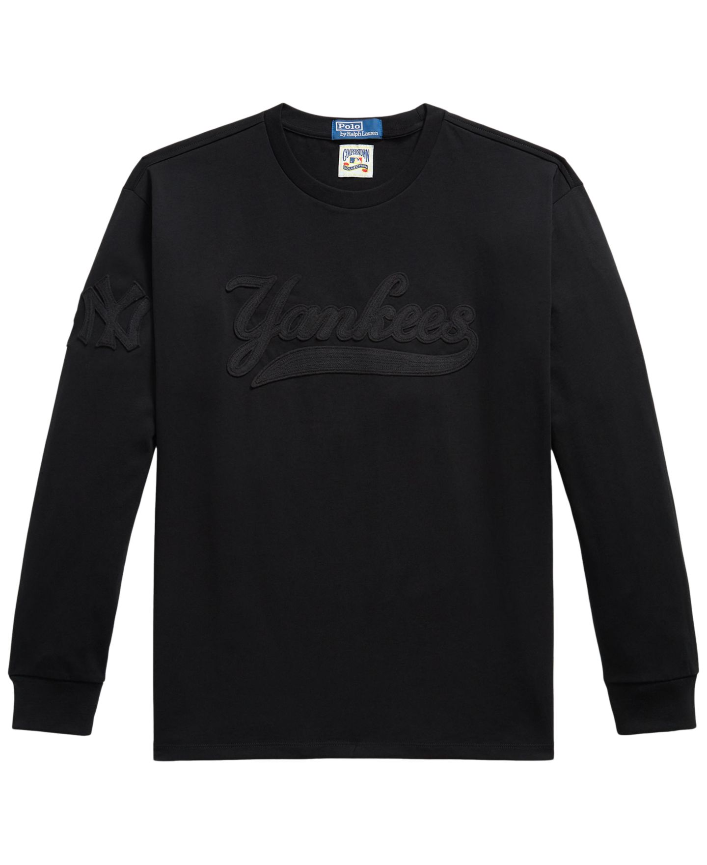 Мужская футболка Polo Ralph Lauren Yankees, цвет: Чёрный — фото 5