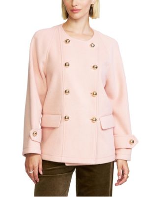 Women's Double Breasted Melton Coat